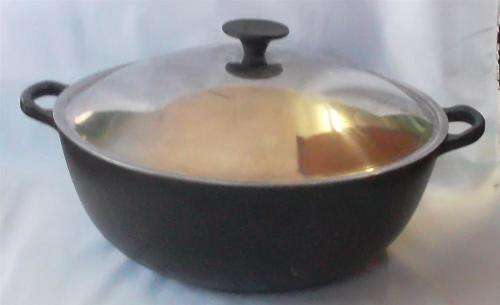 Vintage Large Le Creuset Pot/Wok  with Lid