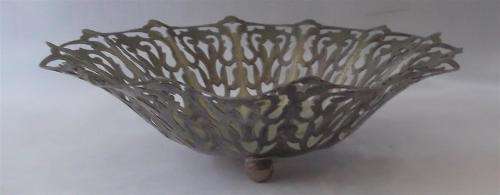 Vintage Filigree Plated Small Bowl