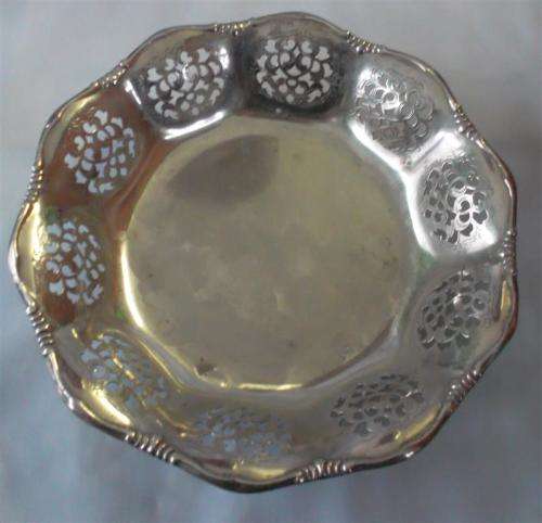 Vintage Footed Plated Bowl