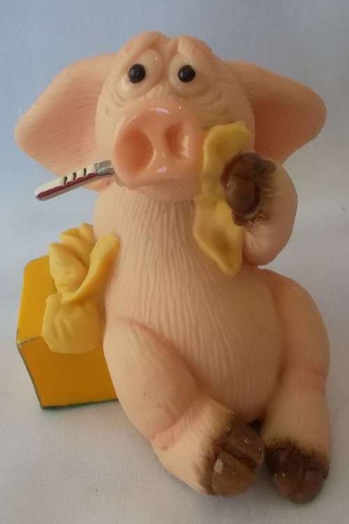 Pigging Flu Ornament by David Corbridge