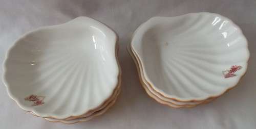 Bauscher Weiden Set of 6 Shell Shaped Bowls/Plates