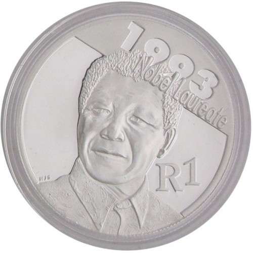 2007 Mandela R1 Sterling Silver Coin