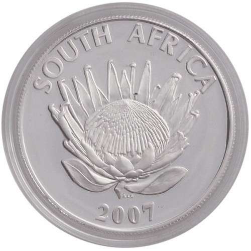 2007 Mandela R1 Sterling Silver Coin