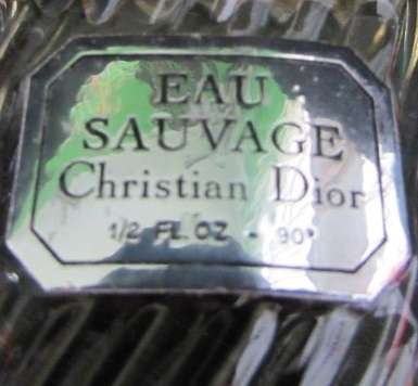 Christian Dior Eau Sauvage 15ml miniatures, vintage rare