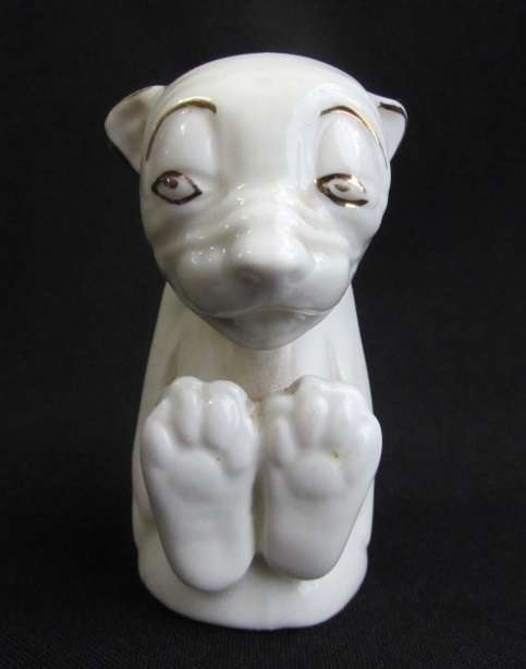 Carlton china arcadian dog ornaments