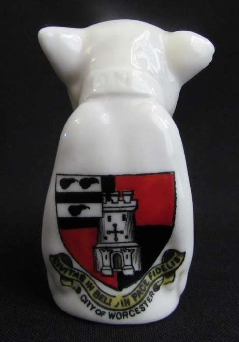 Carlton china arcadian dog ornaments