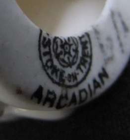 Carlton china arcadian dog ornaments