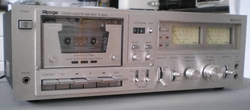Vintage Alpage Alpine 3 head cassette tape deck, Model FL 8000