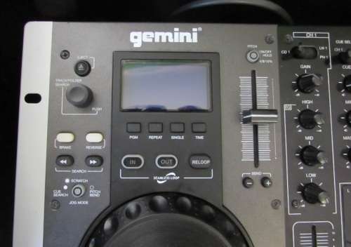 Gemini CDM-3610 Dual MP3 DJ CD Mixing Console