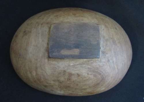 Small wooden snack bowls set of 4