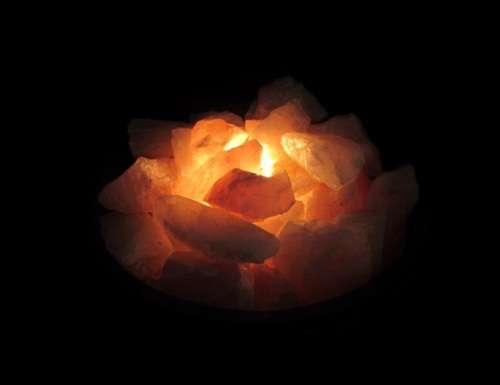 Rose Quarts Lamp