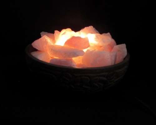 Rose Quarts Lamp