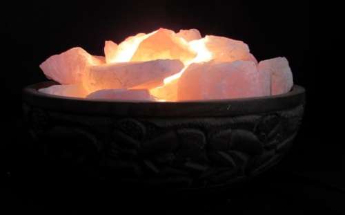 Rose Quarts Lamp