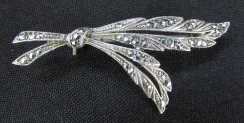 Beautiful marcasite brooch