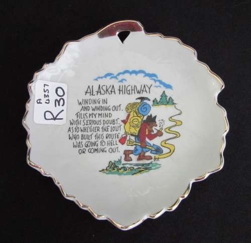 Alaska Highway small plate