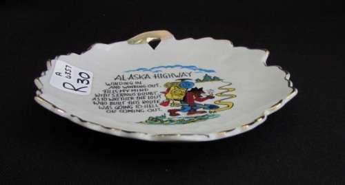 Alaska Highway small plate