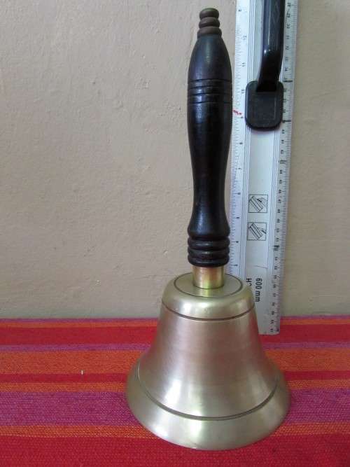 VINTAGE School Solid Brass Bell