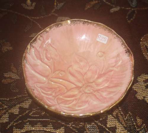 Vintage Pink Flower Pin Tray
