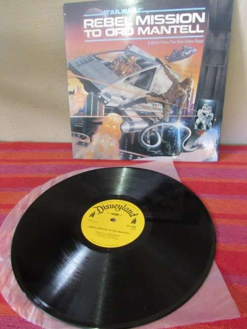 RARE !!! star wars rebel mission to ord mantell vinyl record