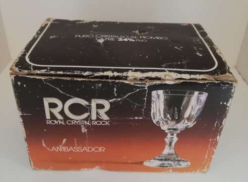 ROYAL CRYSTAL ROCK SHERRY GLASSES