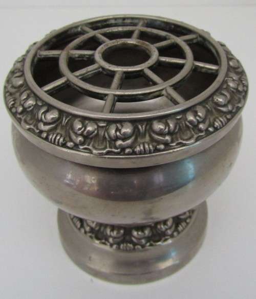 VINTAGE SILVER PLATED ROSE B0WL -Made By Vanthe Sheffield - England