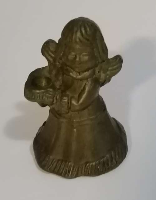 Mini Brass Angel Candlestick
