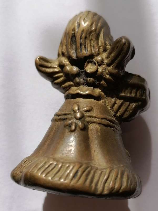 Mini Brass Angel Candlestick