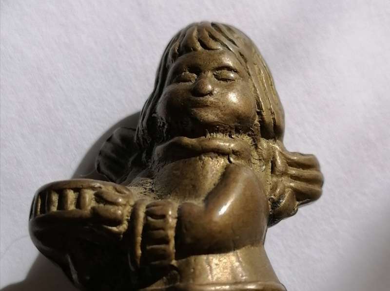 Mini Brass Angel Candlestick