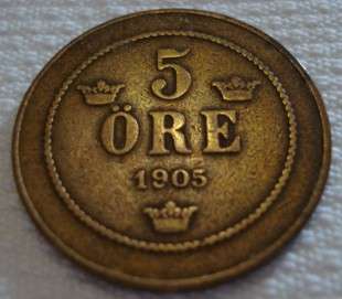 1905   5  Ore Sweden