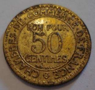 1924   50  centimes