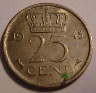 1948   25 cent Nederland