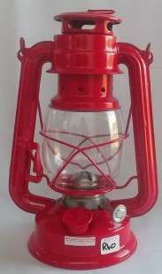 Red Kerosene Lamp