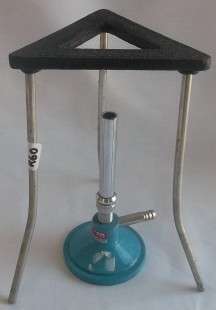 Beautiful Lab Burner and Tripod Stand,