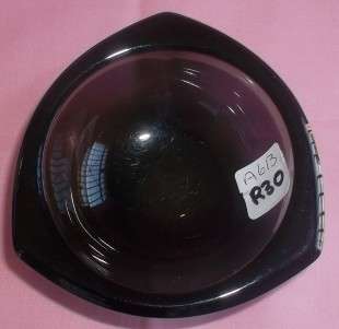 Beautiful Black Glass Small Bowl.