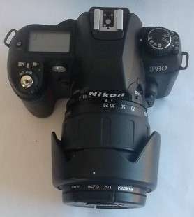 Beautiful Nikon F80 Camera with Converter lens Kit