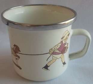 Beautiful Children's Enamel Mug