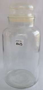 Beautiful Vintage Storage Glass Bottle