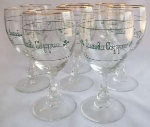 Beautiful Set (8) of Irish Coffee Glasses.