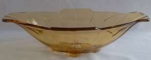 Amber Glass Bowl