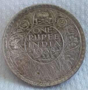 1938   1   Rupee  India  Coin