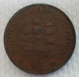 1938  1/2  D  Coin......South Africa
