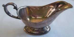 Plated Gravy Boat.
