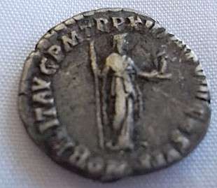 RARE!!!!!!117 - 138 AD Handrian Ar Denarius Roman  Coin.