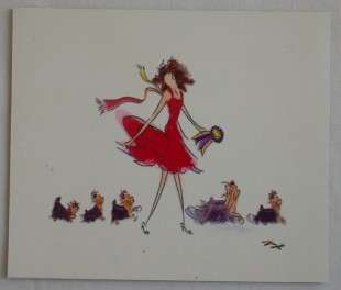 Digital Printed  Yorkie Fridge magnet