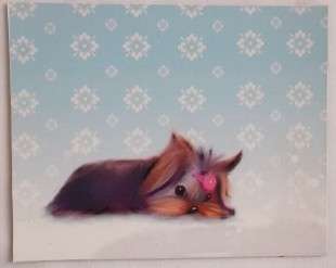 Digital Printed  Yorkie Fridge magnet
