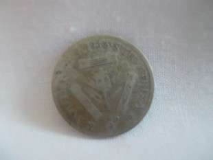 1943  South African King George 3 Pence Coin