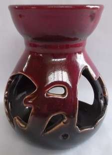 Burgundy  Essential Oil Burner.