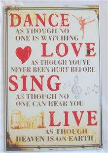 Retro Look Metal Tin Sign