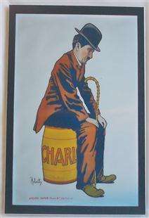 Charlie Chaplin Retro Look Metal Tin Sign
