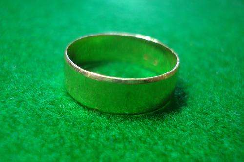 9ct solid gold band